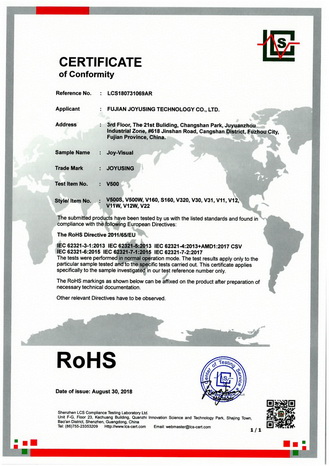 ROHS证书
